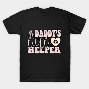 Daddy's little helper design for proud dads and sons T-Shirt